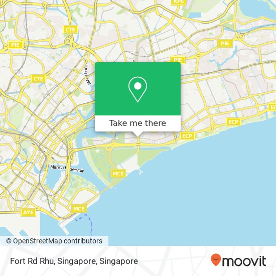 Fort Rd Rhu, Singapore map