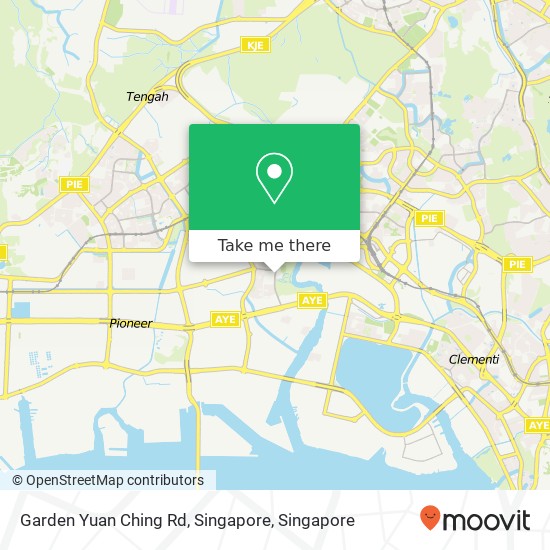 Garden Yuan Ching Rd, Singapore map