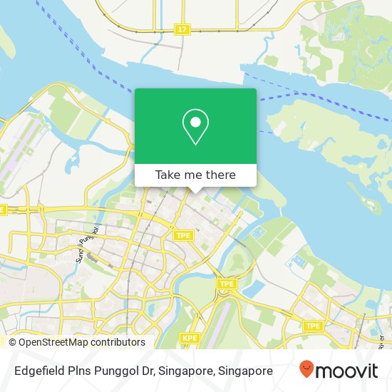 Edgefield Plns Punggol Dr, Singapore map