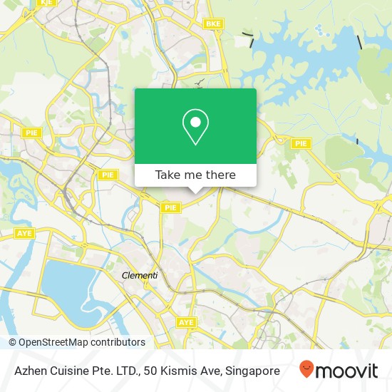 Azhen Cuisine Pte. LTD., 50 Kismis Ave map