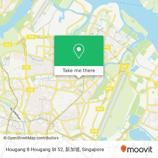 Hougang 8 Hougang St 52, 新加坡地图