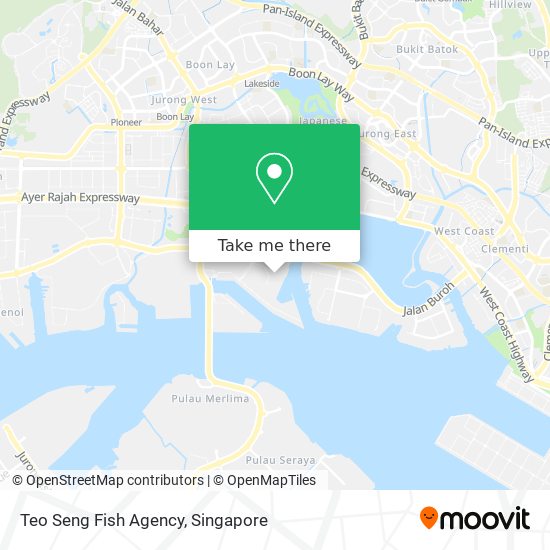 Teo Seng Fish Agency map