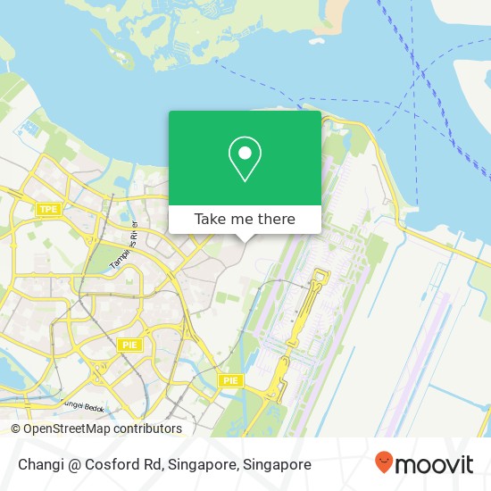 Changi @ Cosford Rd, Singapore map