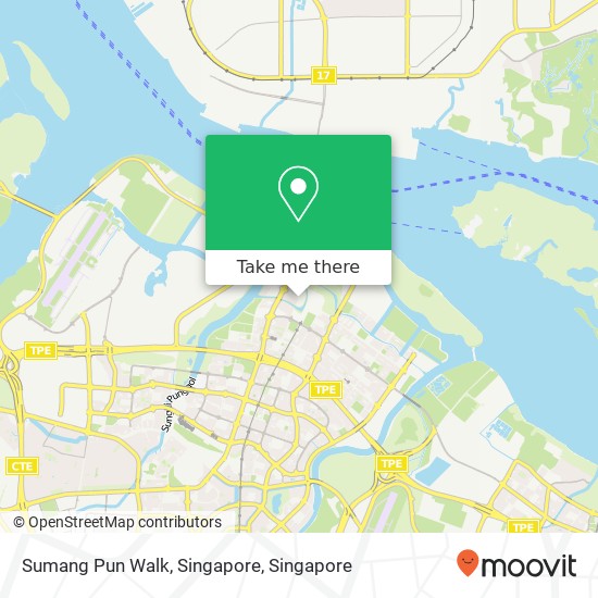 Sumang Pun Walk, Singapore map