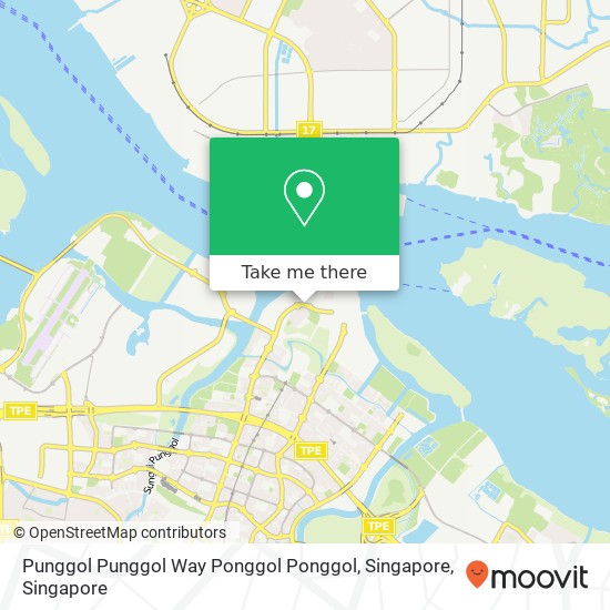 Punggol Punggol Way Ponggol Ponggol, Singapore map