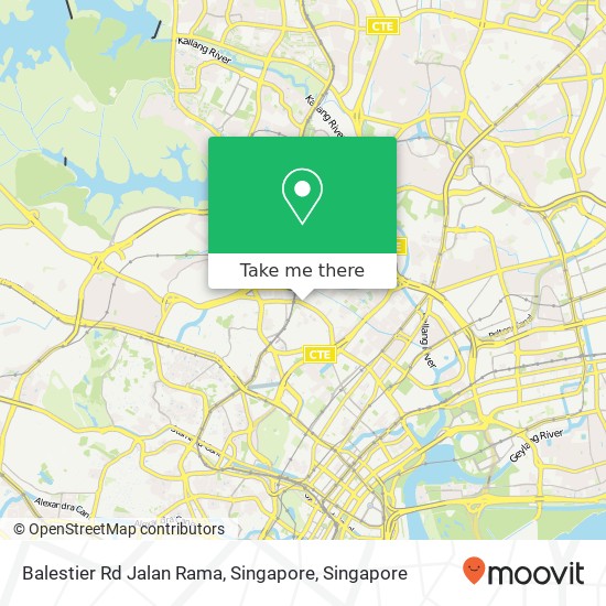 Balestier Rd Jalan Rama, Singapore map