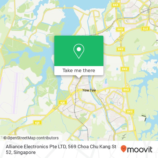 Alliance Electronics Pte LTD, 569 Choa Chu Kang St 52 map