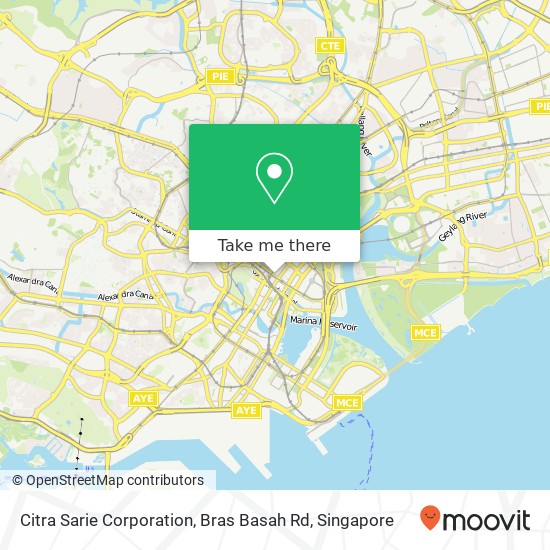 Citra Sarie Corporation, Bras Basah Rd map