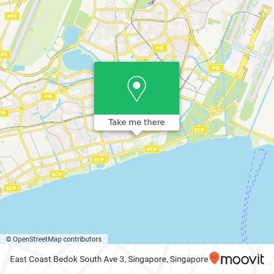 East Coast Bedok South Ave 3, Singapore地图