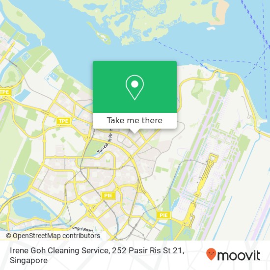 Irene Goh Cleaning Service, 252 Pasir Ris St 21地图