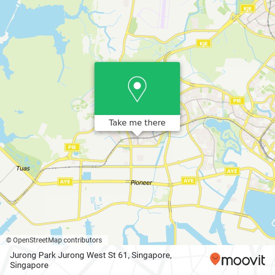 Jurong Park Jurong West St 61, Singapore map