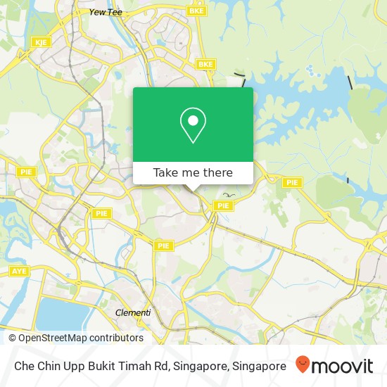 Che Chin Upp Bukit Timah Rd, Singapore map