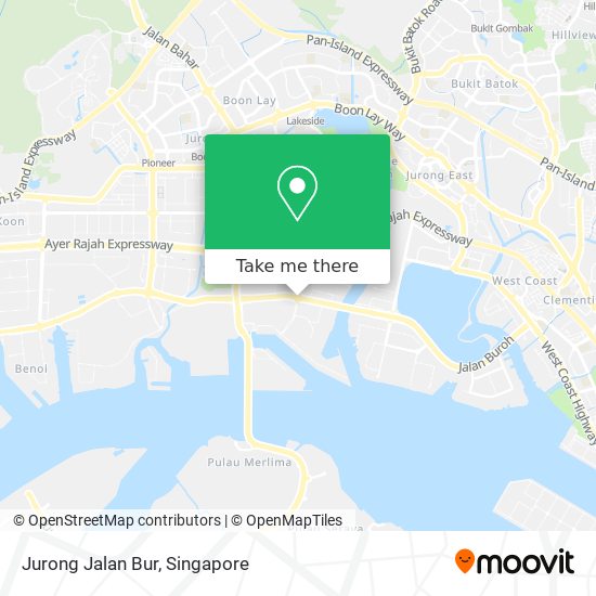Jurong Jalan Bur map