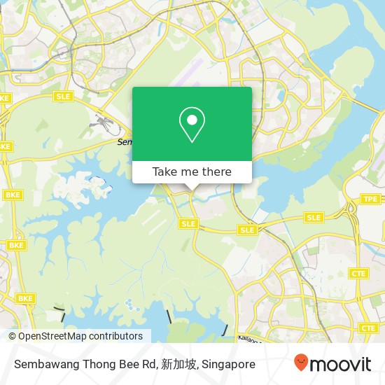 Sembawang Thong Bee Rd, 新加坡地图