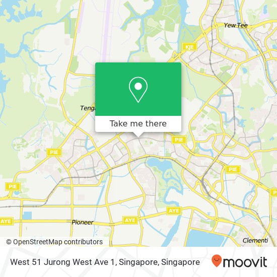 West 51 Jurong West Ave 1, Singapore map