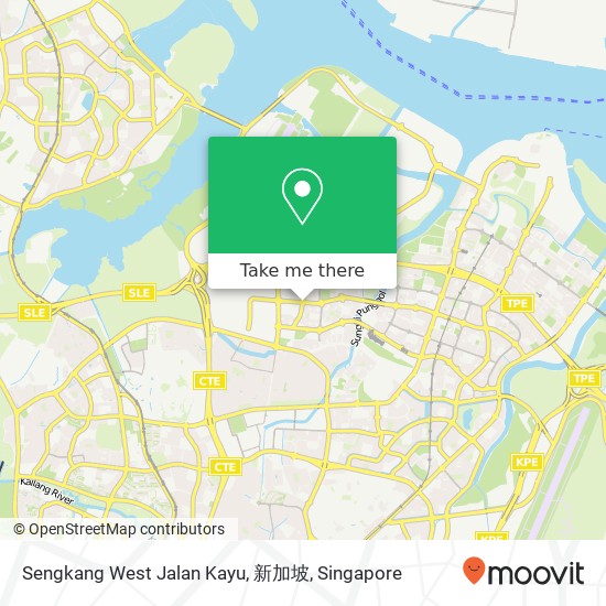 Sengkang West Jalan Kayu, 新加坡 map