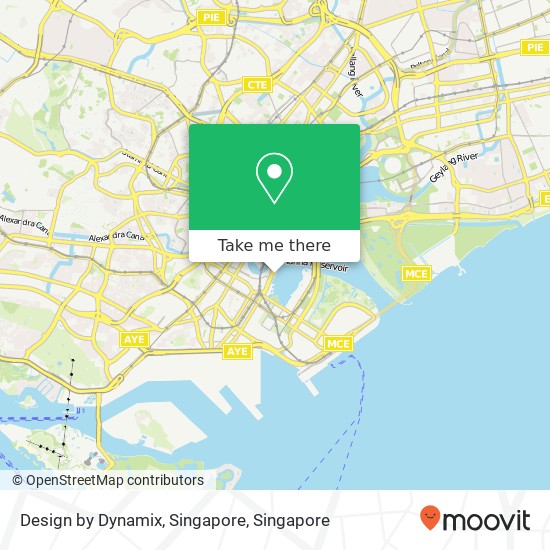 Design by Dynamix, Singapore map