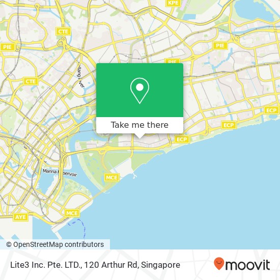 Lite3 Inc. Pte. LTD., 120 Arthur Rd地图