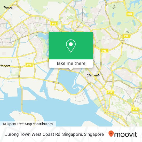 Jurong Town West Coast Rd, Singapore map