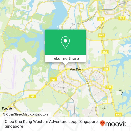 Choa Chu Kang Western Adventure Loop, Singapore map