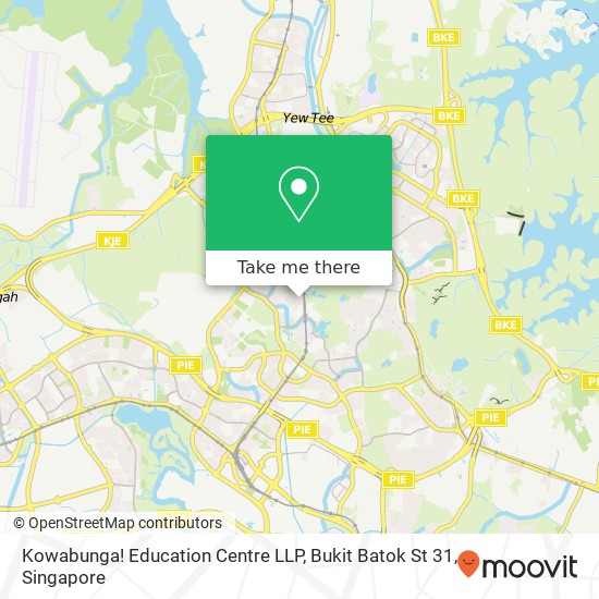 Kowabunga! Education Centre LLP, Bukit Batok St 31 map