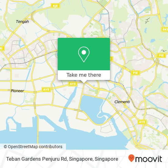 Teban Gardens Penjuru Rd, Singapore地图