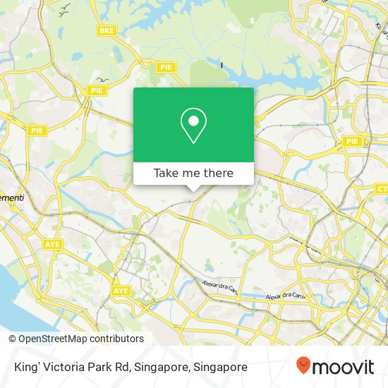 King' Victoria Park Rd, Singapore map