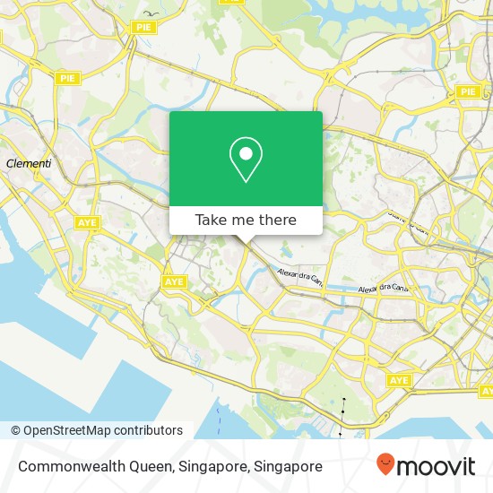 Commonwealth Queen, Singapore map