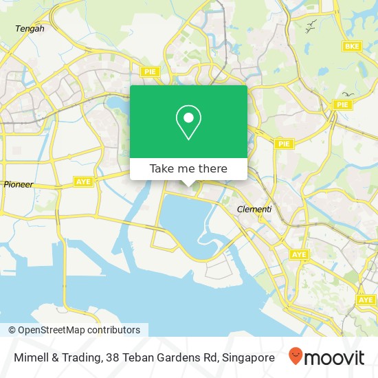 Mimell & Trading, 38 Teban Gardens Rd地图