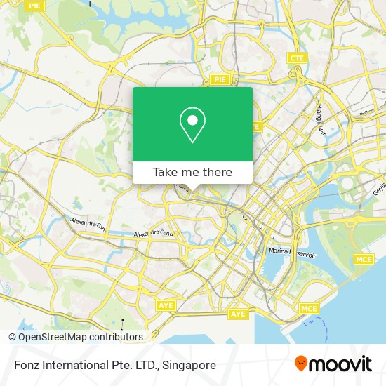 Fonz International Pte. LTD. map