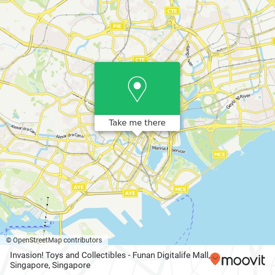 Invasion! Toys and Collectibles - Funan Digitalife Mall, Singapore地图