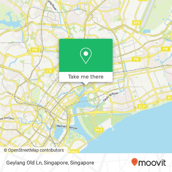 Geylang Old Ln, Singapore map