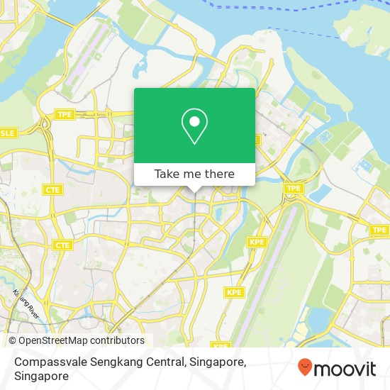 Compassvale Sengkang Central, Singapore地图