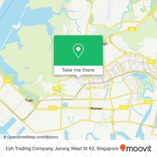 Cyh Trading Company, Jurong West St 92地图