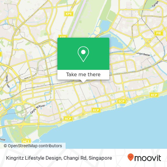 Kingritz Lifestyle Design, Changi Rd map