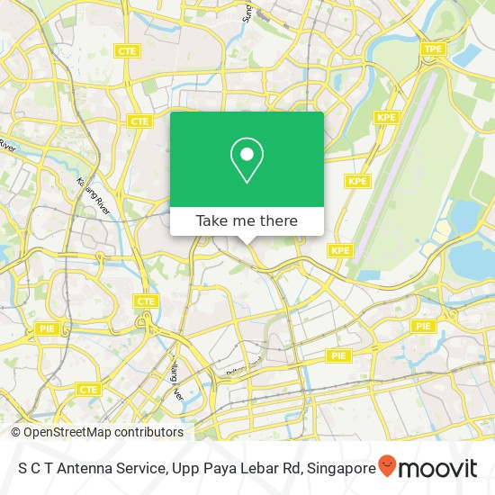 S C T Antenna Service, Upp Paya Lebar Rd地图