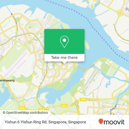 Yishun 6 Yishun Ring Rd, Singapore地图