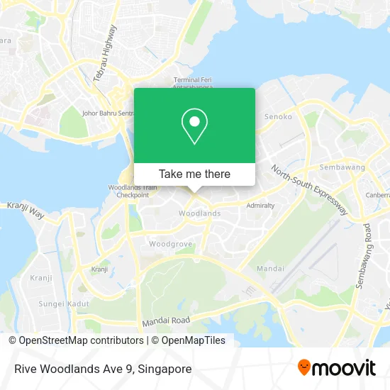 Rive Woodlands Ave 9 map