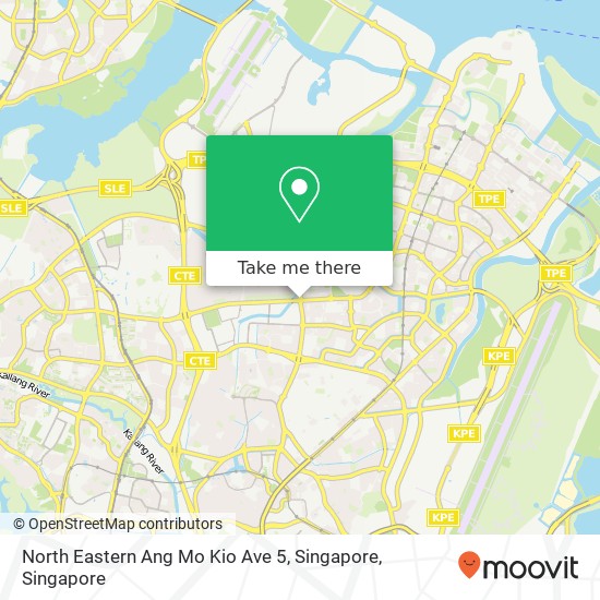 North Eastern Ang Mo Kio Ave 5, Singapore地图
