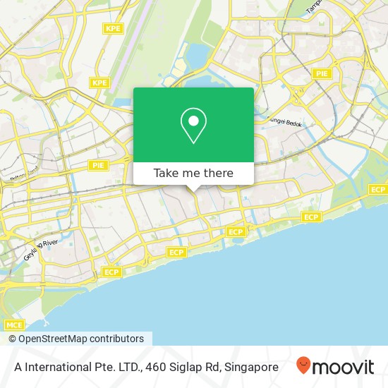 A International Pte. LTD., 460 Siglap Rd map