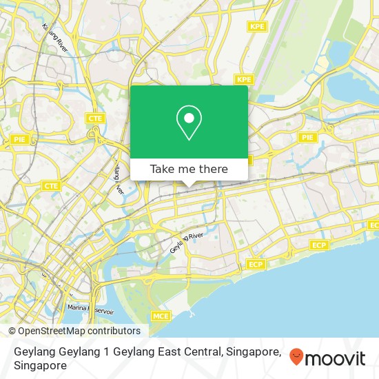 Geylang Geylang 1 Geylang East Central, Singapore map