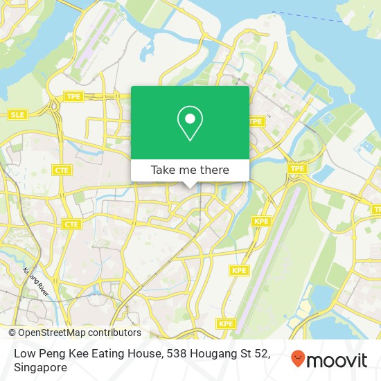 Low Peng Kee Eating House, 538 Hougang St 52 map