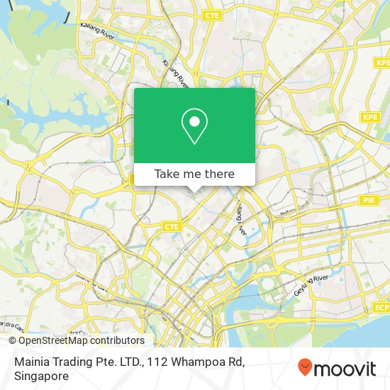 Mainia Trading Pte. LTD., 112 Whampoa Rd map