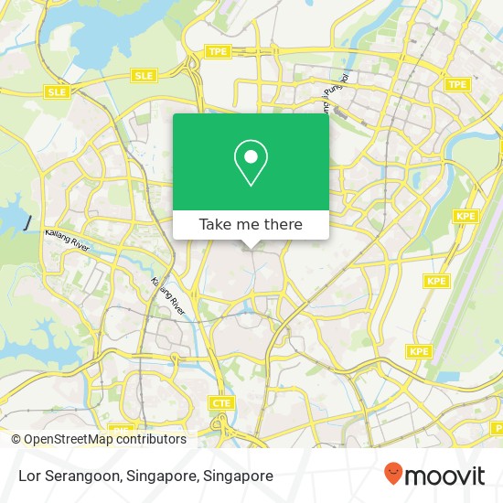 Lor Serangoon, Singapore map
