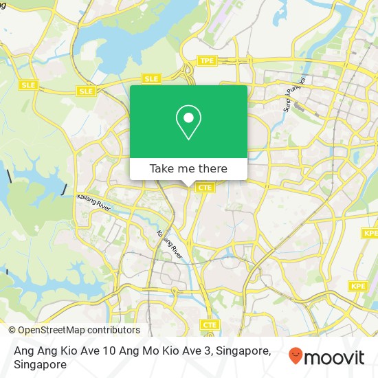 Ang Ang Kio Ave 10 Ang Mo Kio Ave 3, Singapore map