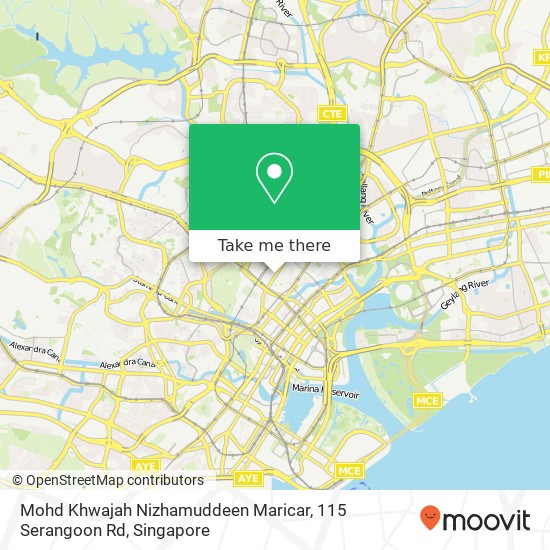 Mohd Khwajah Nizhamuddeen Maricar, 115 Serangoon Rd map