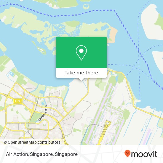 Air Action, Singapore map
