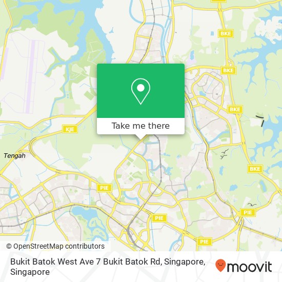 Bukit Batok West Ave 7 Bukit Batok Rd, Singapore地图