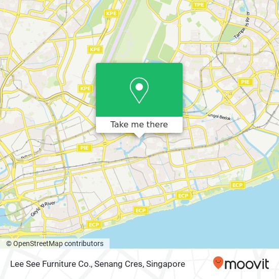 Lee See Furniture Co., Senang Cres map