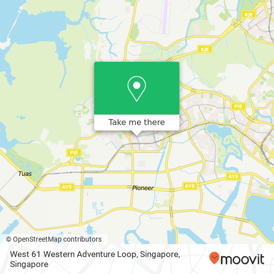 West 61 Western Adventure Loop, Singapore map